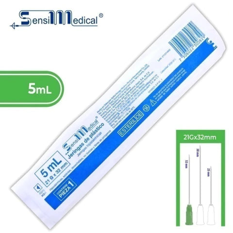 Jeringa 5ml Verde (Sensimedical)
