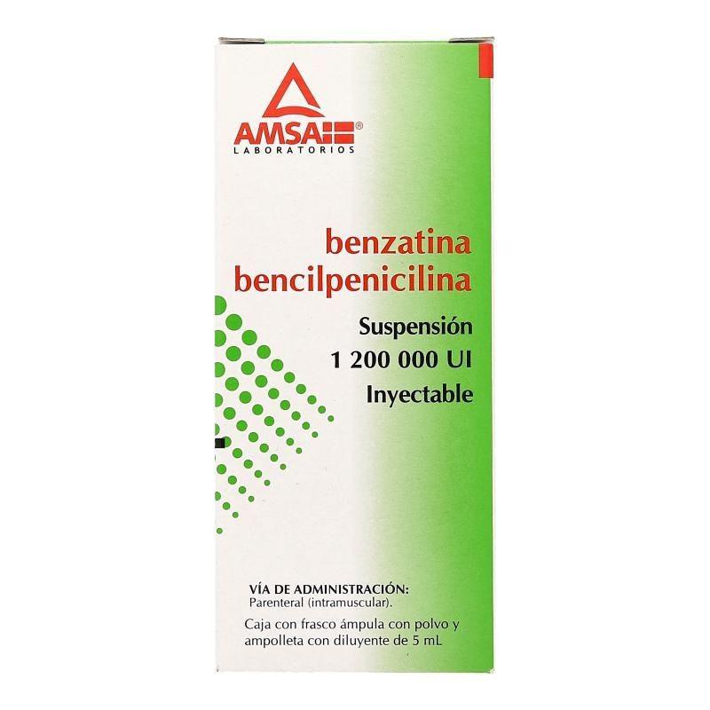 Benzatina/Bencilpenicilina Solución Inyectable 1,200,000 (Amsa)