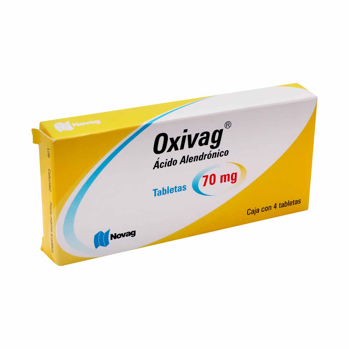 Oxivag Tabletas C/4 (Acido Alendronico) Novag