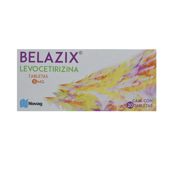 Belazix Tabletas 5mg C/20 (Levocetirizina) Novag