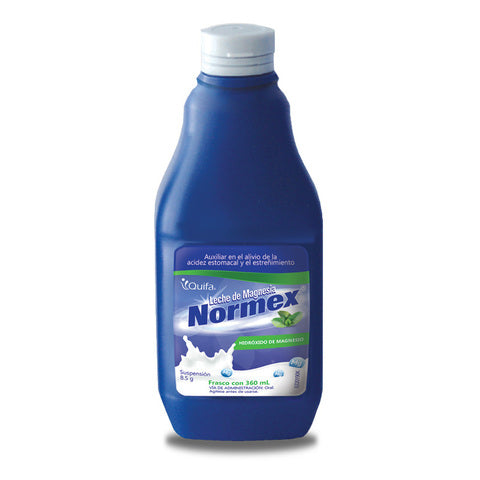 Normex Suspensión 360ml (Leche De Magnesia) Perrigo