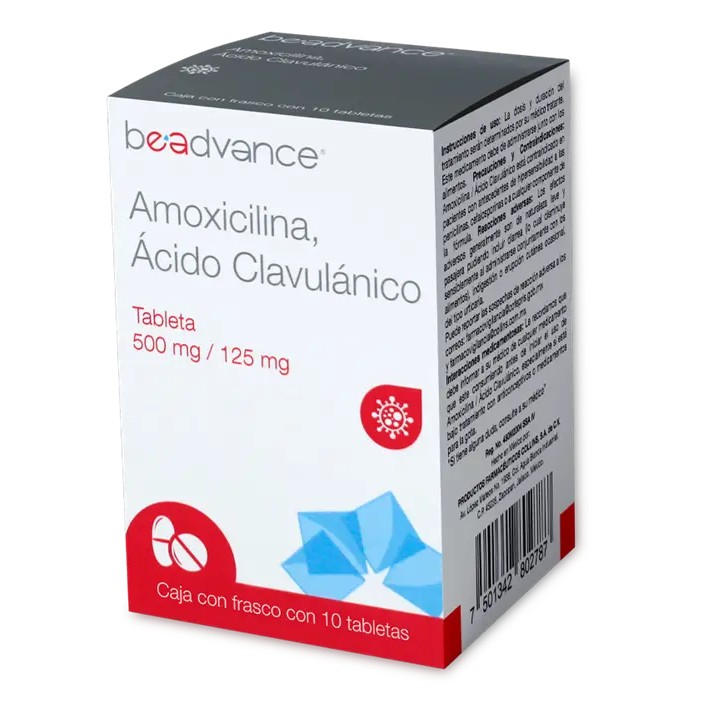 Amoxicilina/Acido Clavulanico 500mg (Beadvance)