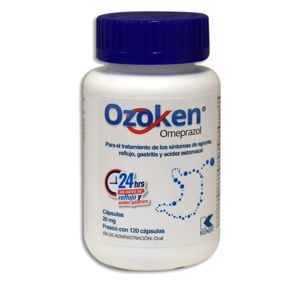 Ozoken 20mg C/120 Cápsulas (Omeprazol) Kener