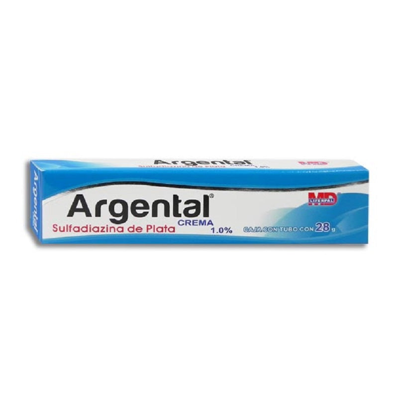 Argental Crema Tubo con 28g (Sulfadiazina de Plata) Liferpal