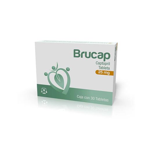 Brucap Tabletas 25mg (Captopril)
