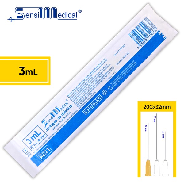 Jeringa 3ml (Amarilla)