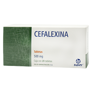 Cefalexina 500mg C/20 (Maver)
