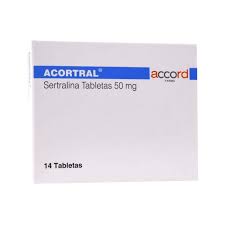 Acortral Tabletas 50mg C/14 (Sertralina) Accord