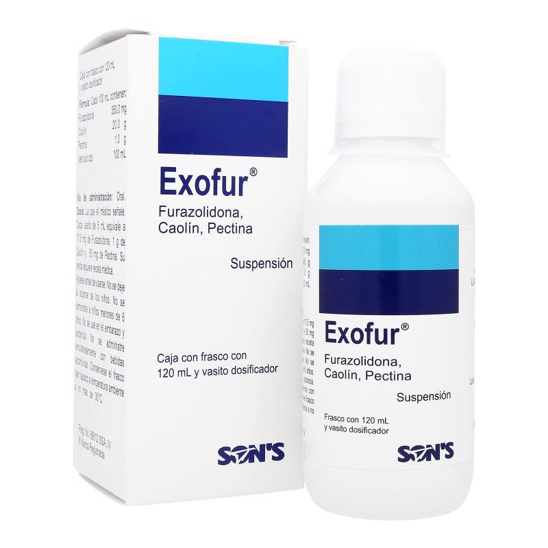 Exofur Suspensión (Furazolidona/Caolin/Pectina)