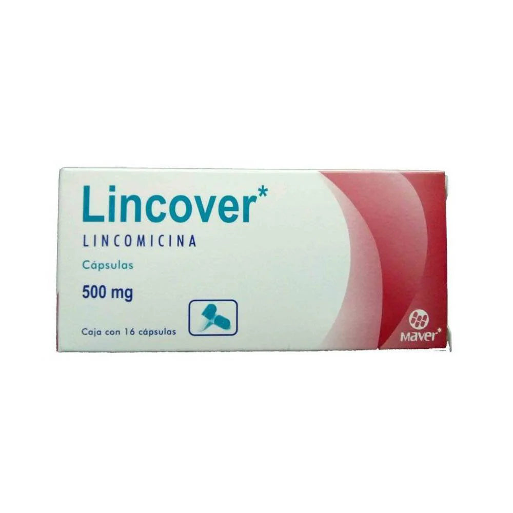 Lincover Cápsulas 500mg (Lincomicina) Maver