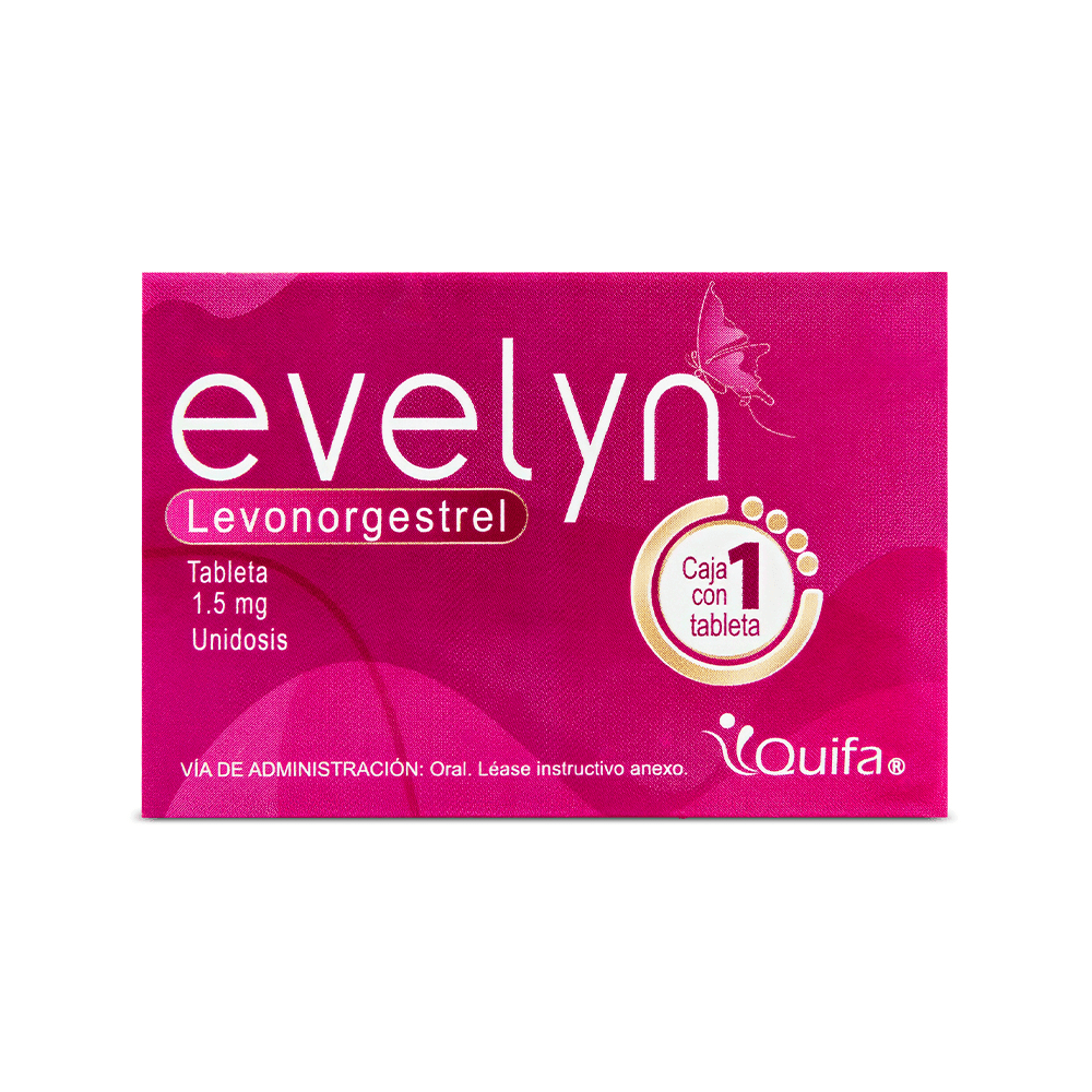 Evelyn Tabletas 1.5mg (Levonorgestrel) Quifa
