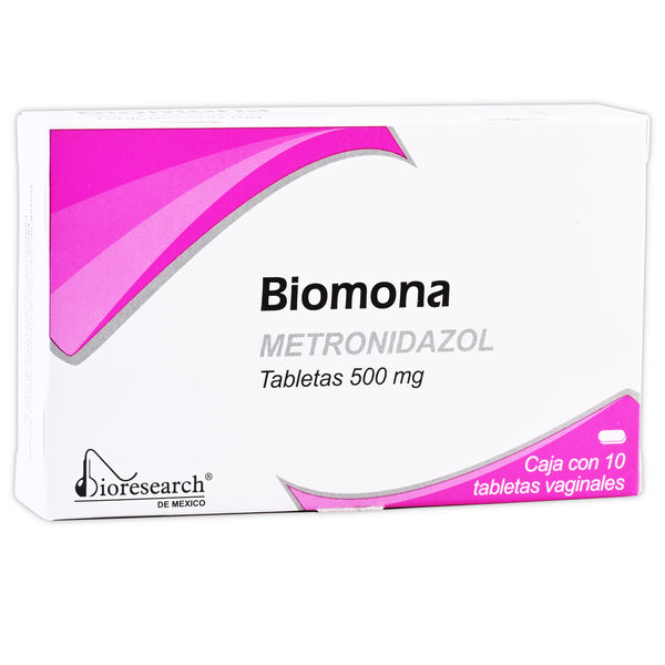 Biomona Tabletas C/10 500mg (Metronidazol)