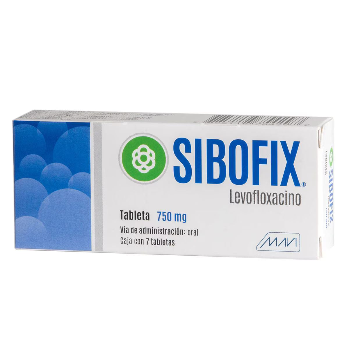 Sibofix 750mg Tabletas c/7 (Levofloxacino ) Mavi