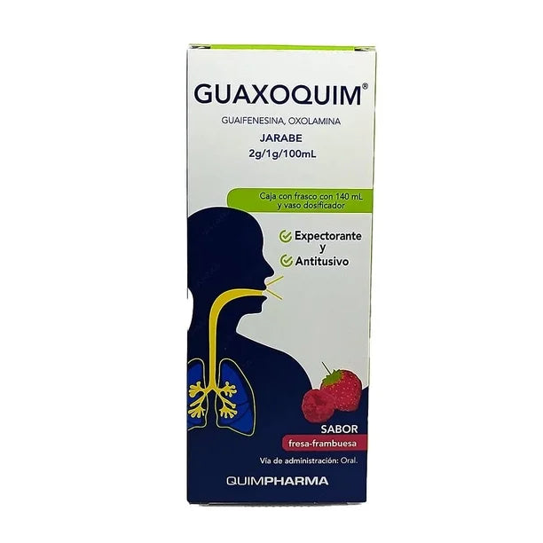 Guaxoquim Jarabe 140ml (Guaifenesina/Oxolamina) Quimpharma