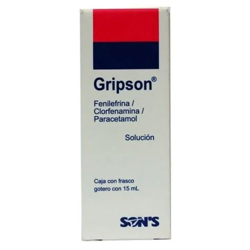 Gripson Gotas (Fenilefrina/Clorfenamina/Paracetamol) Sons
