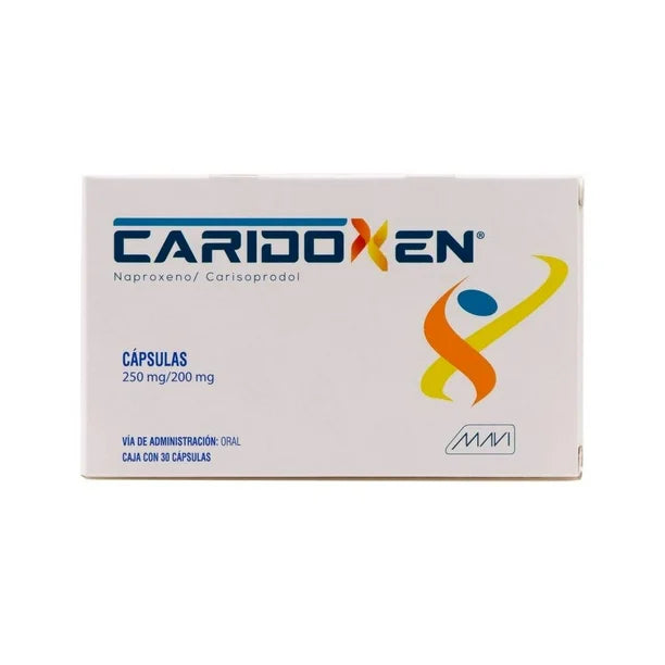 Caridoxen Cápsulas 250 (Naproxeno/Carisoprodol)