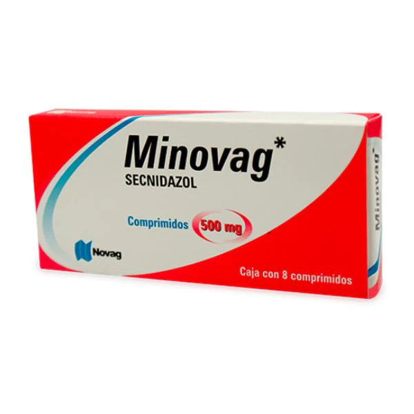 Secnidazol Tabletas 500 mg c/8 (Minovag) Novag