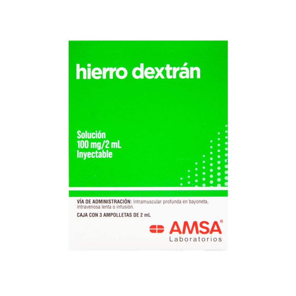 Hierro Dextran Solución Inyectable (Amsa)