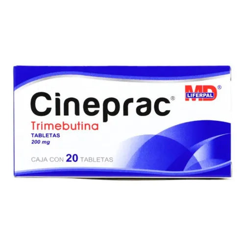 Cineprac Tabletas c/20 (Trimebutina) MD Liferpal