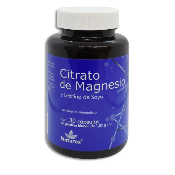 Citrato De Magnesio Cápsulas C/30 (Naturex)