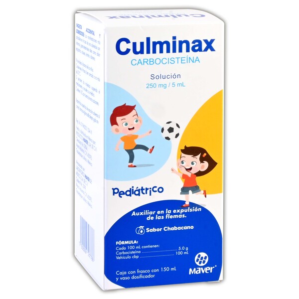 Culminax Jarabe pediatrico 250mg (Carbocisteina)Maver