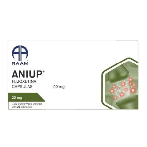 Aniup Capsulas 20mg C/28 (Fluoxetina) Raam