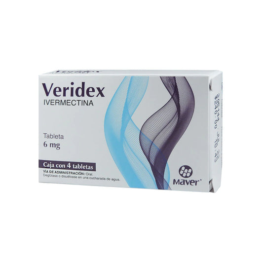 Veridex Tabletas 6mg C/4 (Invermectina) Maver