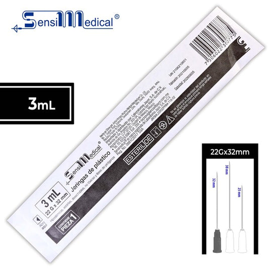 Jeringa 3ml Negra (Sensimedical)