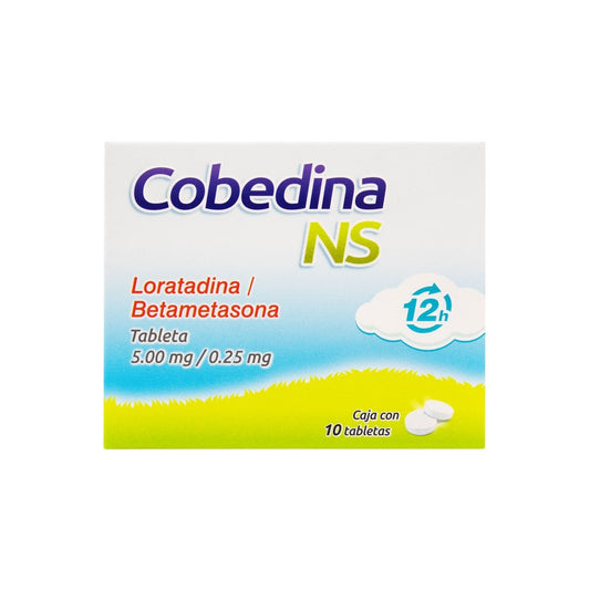 Cobedina Ns C/10 Tabletas (Loratadina Betametasona) Collins