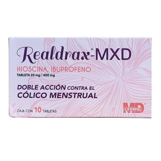 Realdrax-Mxd Tabletas C/10 (Hioscina/Ibuprofeno)