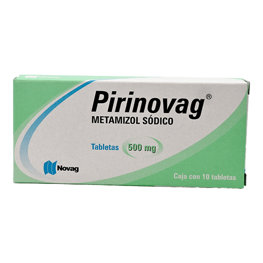 Pirinovag Tabletas 500mg C/10 (Metamizol Sodico)