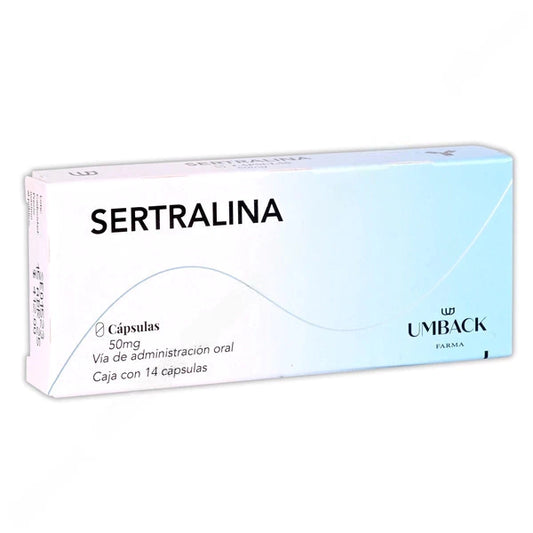Sertralina Cápsulas 50mg C/14
