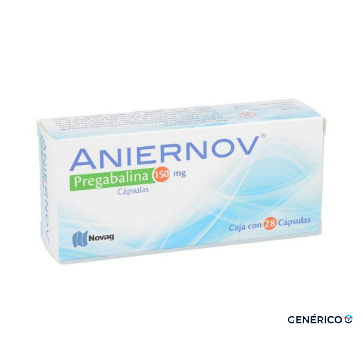 Aniernov Cápsulas 150mg (Pregabalina)