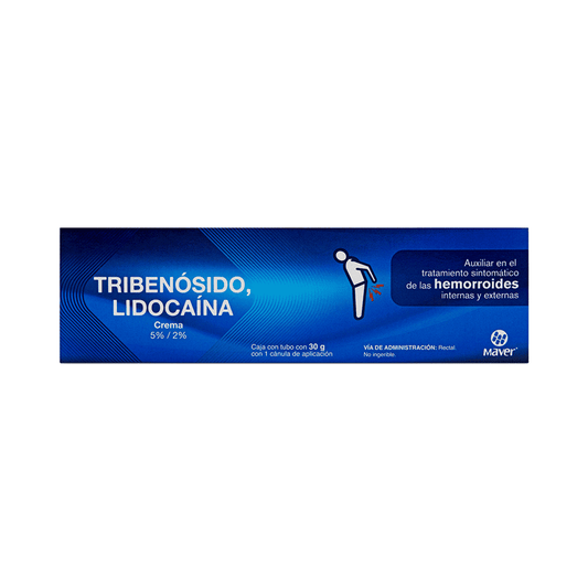 Tribenosido/Lidocaina Crema (Maver)