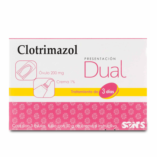 Clotrimazol Dual (Ovulos Crema)