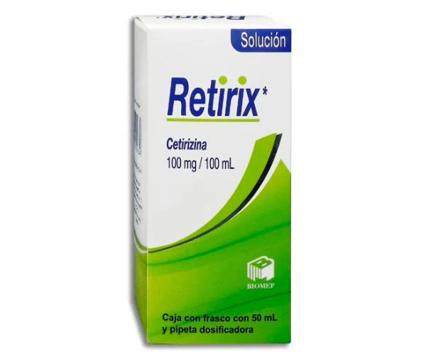 Retirix Suspensión 100mg (Cetirizina)