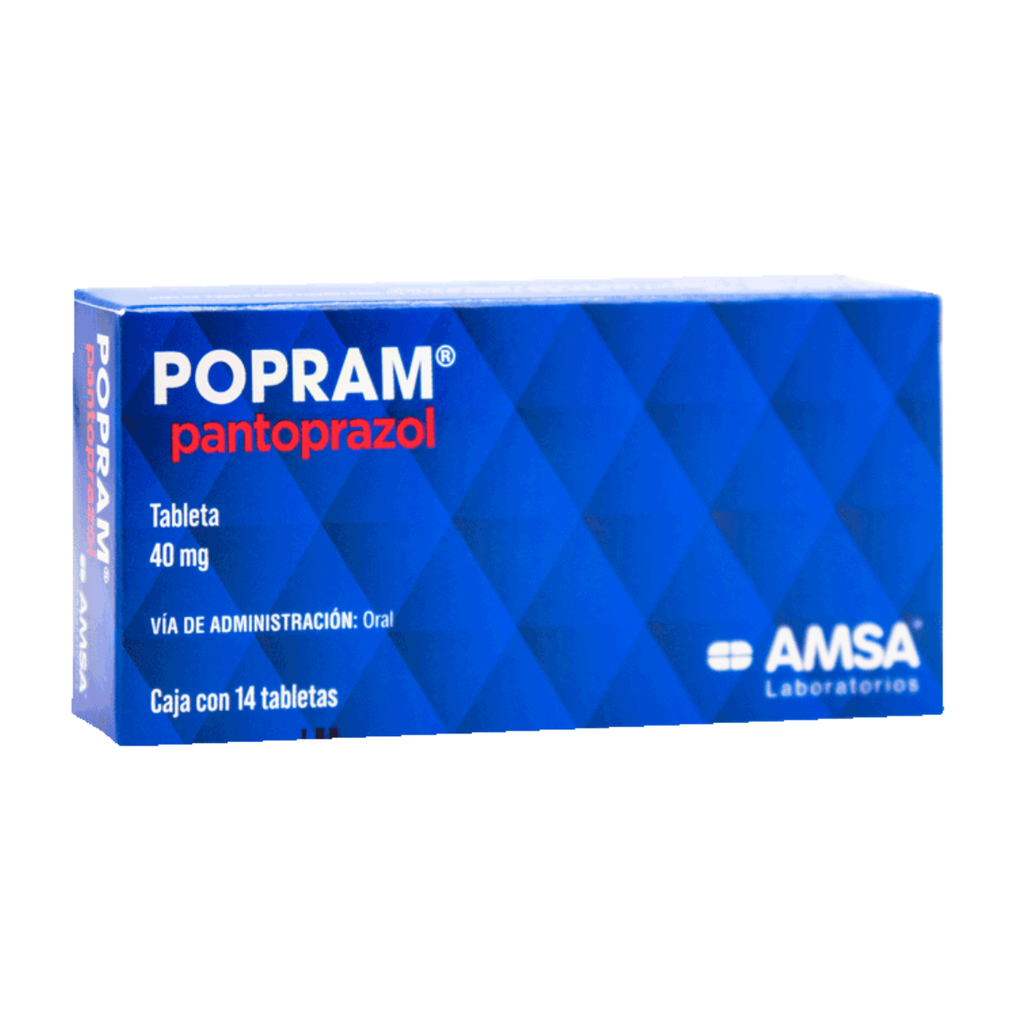 Pantoprazol Tabletas 40mg C/14 (Popram) Amsa
