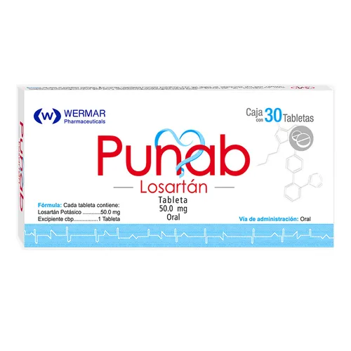 Punab Tableta (Losartan) Wermar