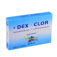 Dexclor Tabletas  c/12 (Dexametasona/Clorfeniramina) Medicam