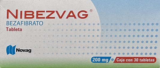 Nibezvag Tableta 200mg (Bezafibrato) Novag