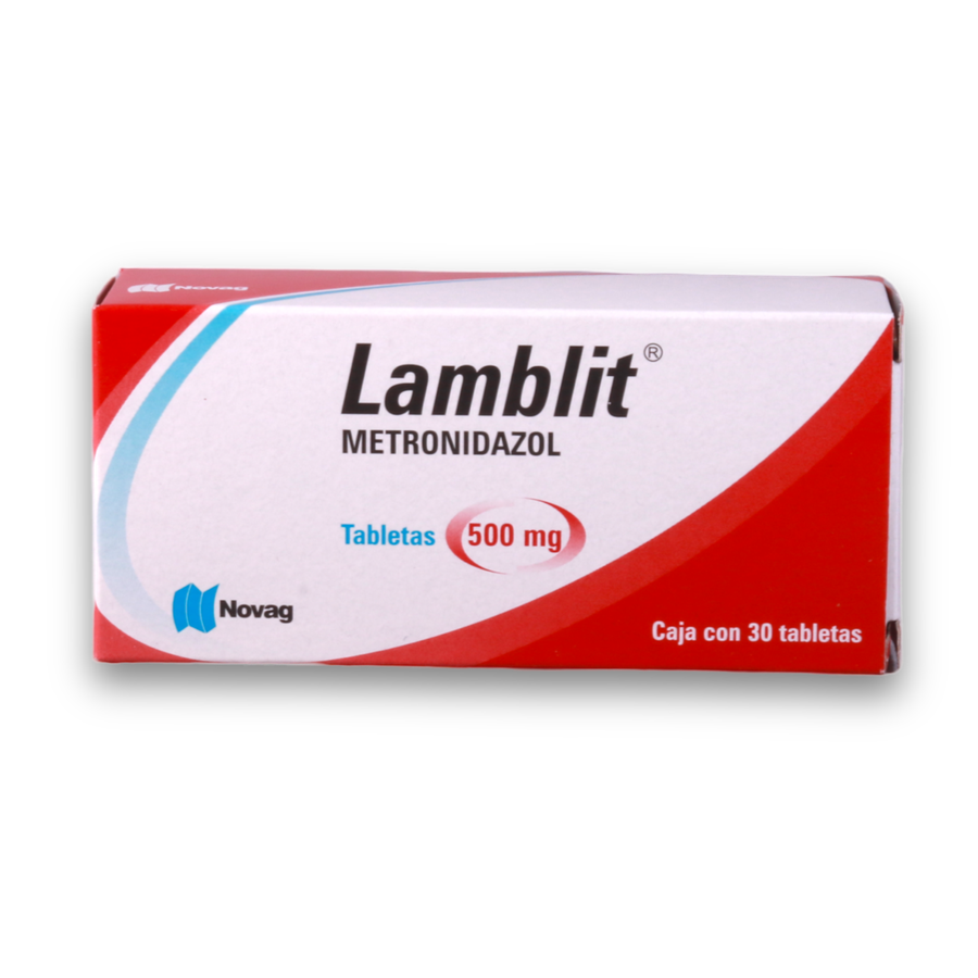 Lamblit Tabletas 500mg C/30 (Metronidazol) 8A