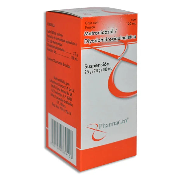 Metronidazol/Diyodohidroxiquinoleina Suspensión (Pharmagen