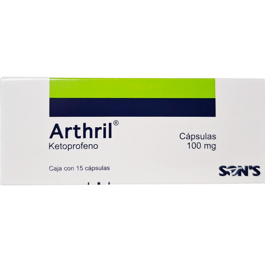Arthril Cápsulas 100mg C/15 (Ketoprofeno) Sons