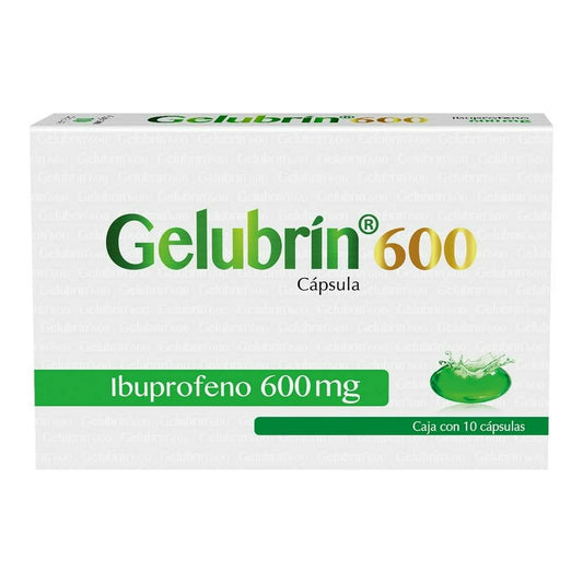 Gelubrin 600mg Cápsulas (Ibuprofeno)