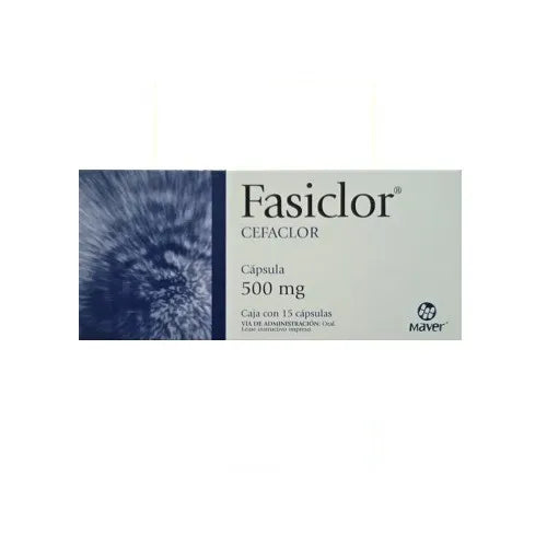 Fasiclor Cápsulas 500mg (Cefaclor) Maver