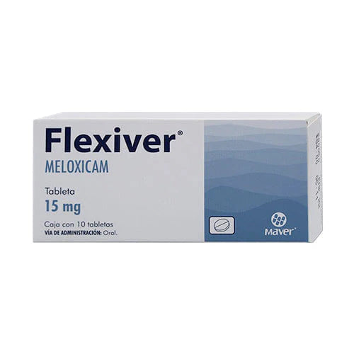Flexiver 15mg Tabletas c/10  (Meloxicam) Maver