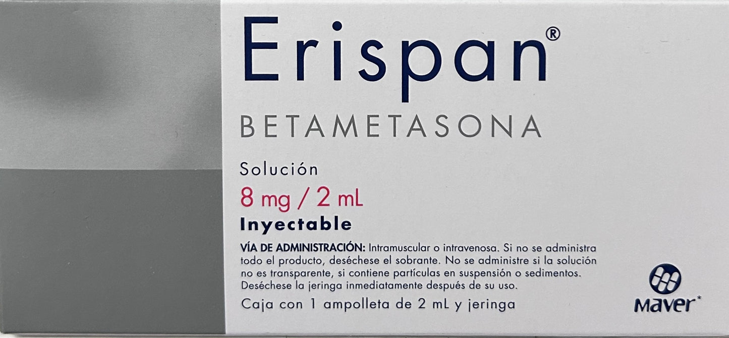 Erispan Solución Inyectable 4mg (Betametasona) Maver