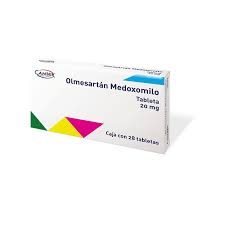 Olmesartan Medoxomilo 20mg C/28 Tabletas Camber