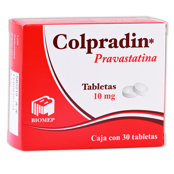 Colpradin Tabletas 10mg C/30 (Pravastatina)