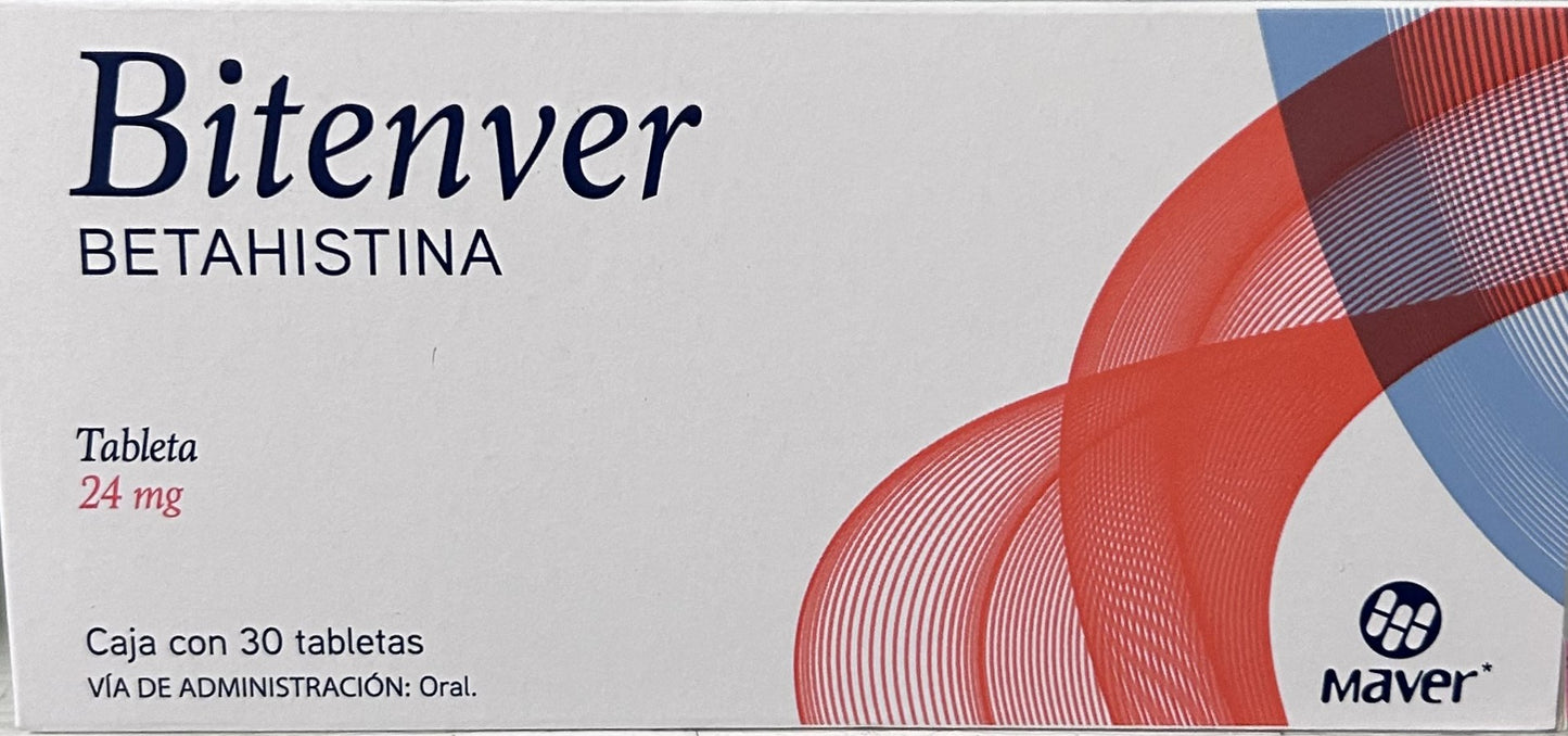 Bitenver Tabletas c/30 (Betahistina) Maver